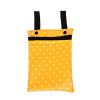 Cycling Bike Handlebar Bag Slim Foldable Frame Bag Front Tube Storage Bag - Yellow Dot