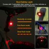 10000lm Bike Headlight USB Rechargeable LED Bicycle Front Light Rear Tail Light