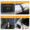 140*180*167cm Silver Tape Hardcore SUV Rear Tent Camping Tent Navy Blue Dark Gray