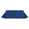 Waterproof Camping Tent 4 Persons Navy Blue/Light Blue