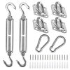 Sun Shade Sail Hardware Kit Stainless Steel Canopy Installation Kit Fixing Accessory