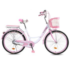 Adult cycling women's adult lightweight commuting for men and women (Option: 24inch pink)