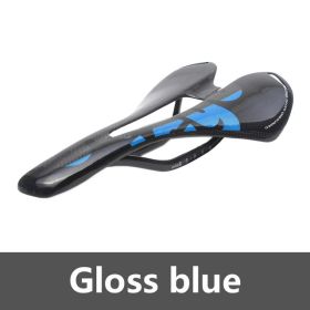 Ullicyc Newest Colorful Toplevel Mountain Bike Full Carbon Saddleroad Bicycle Saddle Or Road PartsZD143free Ship (Option: Gloss blue)