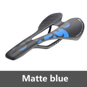 Ullicyc Newest Colorful Toplevel Mountain Bike Full Carbon Saddleroad Bicycle Saddle Or Road PartsZD143free Ship (Option: Matte blue)