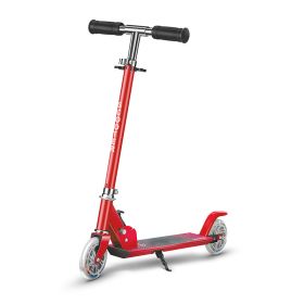 Aluminum Alloy Scooter Children Walker Car (Option: Metallic Red)