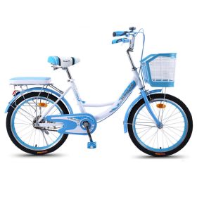 Adult cycling women's adult lightweight commuting for men and women (Option: 20inch Sky blue)