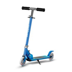 Aluminum Alloy Scooter Children Walker Car (Option: Sky Blue)