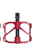 Carbon Fiber Bearing Pedal Mountain Bike 3 Pedals (Option: Red-R87 highway)