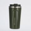 12 oz Stainless Steel Vacuum Insulated Tumbler - Coffee Travel Mug Spill Proof with Lid - Thermos Cup for Keep Hot/Ice Coffee; Tea and Beer