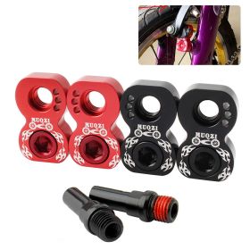 Folding Bicycle Wheel Set V Brake Extender Accessories (Color: Black)