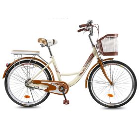 Adult cycling women's adult lightweight commuting for men and women (Option: 24inch coffee)